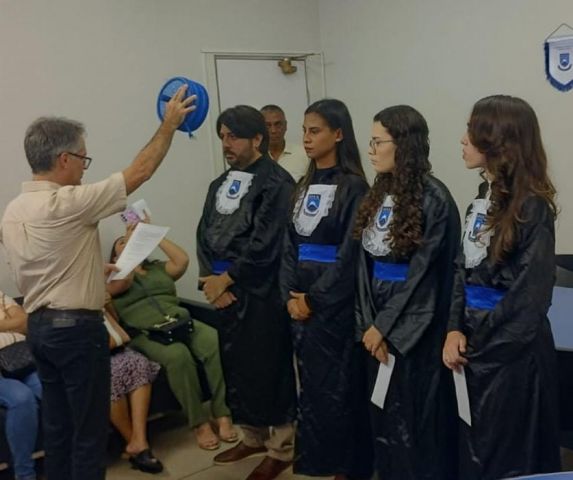 Colação de grau antecipada de Brenda, Sabrina, Maria Eduarda e Samir